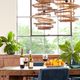 Dovetail Furniture Zedar Natural Rattan Pendant Light-1