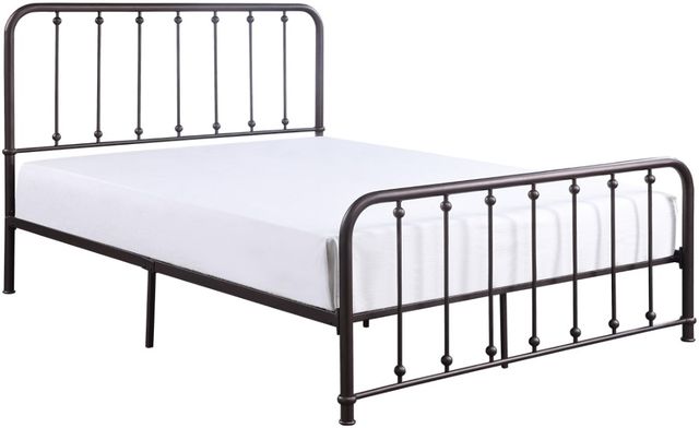 Homelegance® Larkspur Antique Bronze King Platform Bed-0