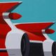 Stylecraft Vintage Car IV Blue-Green/Red Wall Art-1