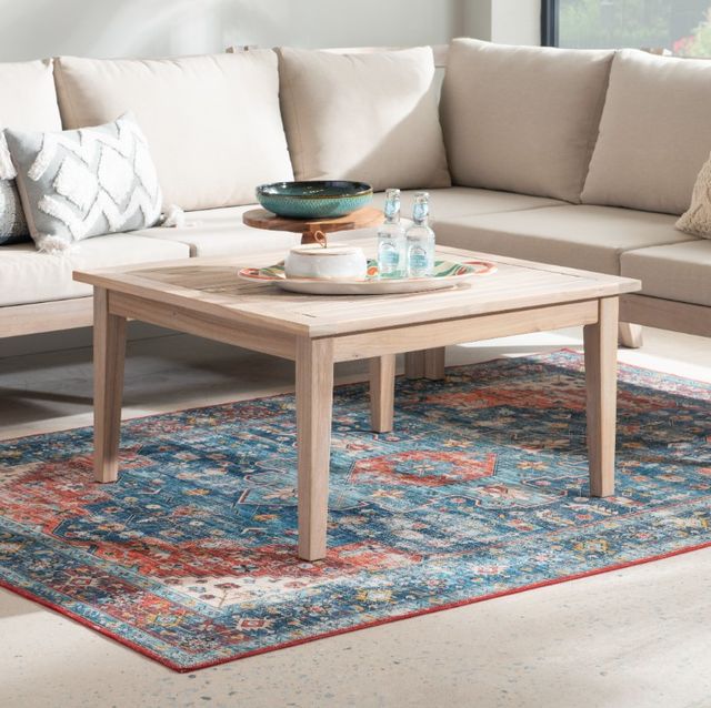 Linon Svana Natural Wooden Outdoor Coffee Table-1