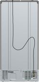 FORNO® Salerno 33" 15.6 Cu. Ft. Fingerprint Resistant Stainless Steel Counter Depth Side-by-Side Refrigerator-3