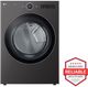 LG 7.4 Cu. Ft. Black Steel Front Load Electric Dryer-2