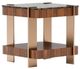 Caracole® Altura Stone Top Side Table with Smoked Walnut Base-0