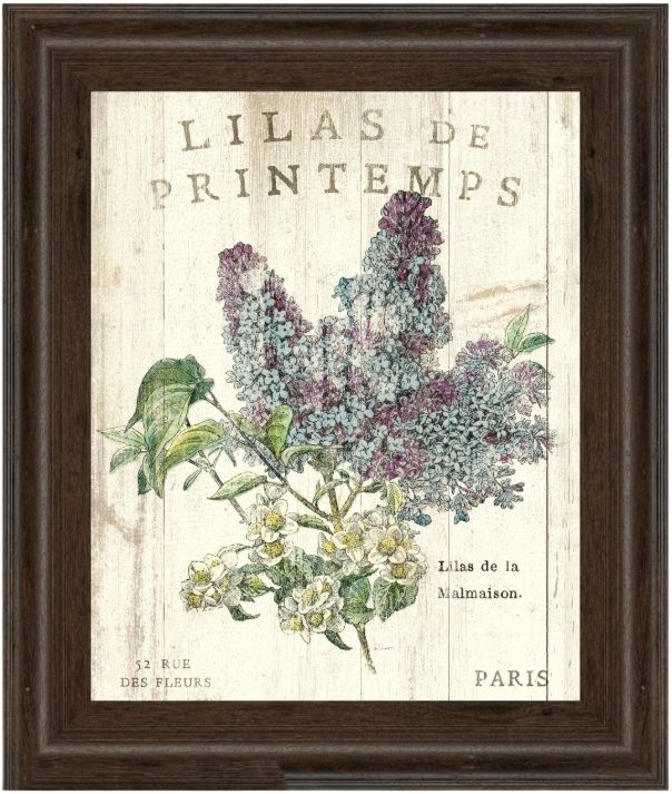 Classy Living Parisian Lilac Bouquet Wall Art-0