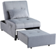 Homelegance® Garrell Gray Lift Top Storage Bench with Pullout Bed-4