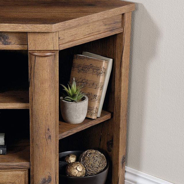 Sauder® Palladia® Vintage Oak® Corner Entertainment Credenza-3