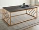 Steve Silver Co. Beatrix Walnut/Brass Cocktail Table-3