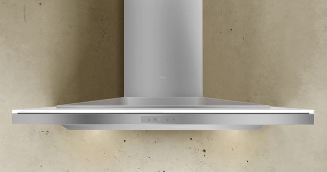 Zephyr ARC Layers 36" White Glass with Stainless Steel Wall Hood-1