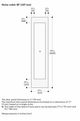 Gaggenau Vario Cooling Expressive Series 18" Dark Brushed Stainless Steel Door Panel-1