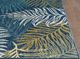 KAS Rugs Dahlia Ivory Blue Palms 5'x7' Area Rug-3