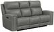 Liberty Furniture Camden Aline Light Gray Leather Power Reclining Sofa-0