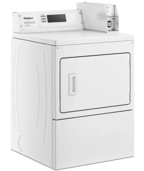 Whirlpool Commercial White Top Load Washer & Electric Dryer Laundry Pair-3