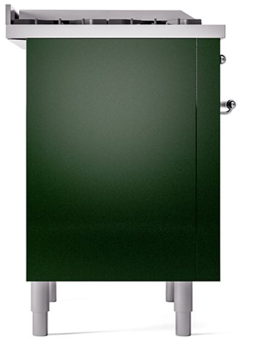 Ilve® Nostalgie II Series 36" Emerald Green Pro Style Dual Fuel Range-3