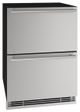 U-Line® Stainless Solid 24" Refrigerator Drawers-0