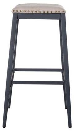 Liberty Furniture Vintage Navy Backless Barstool-2
