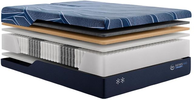 Serta® iSeries NXG™ 1500 Hybrid 12" Firm Smooth Top Split Head King Mattress-2