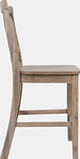 Jofran Inc. Eastern Tides Bisque X Back Counter Stool-2