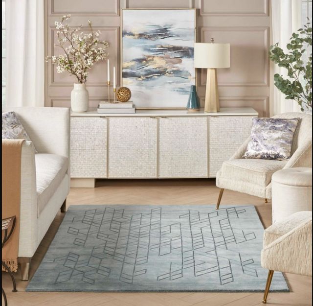 Nourison Home™ Alessia Blue 5'x8' Area Rug-4