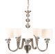 YHD Mitchell Peak Satin Steel 5-Light Chandelier-0