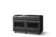 Viking® 5 Series 60" Cast Black Pro Style Gas (LP) Range with Polished Chrome Trim-2