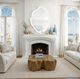 Renwil® Tida Matte White Accent Mirror-1