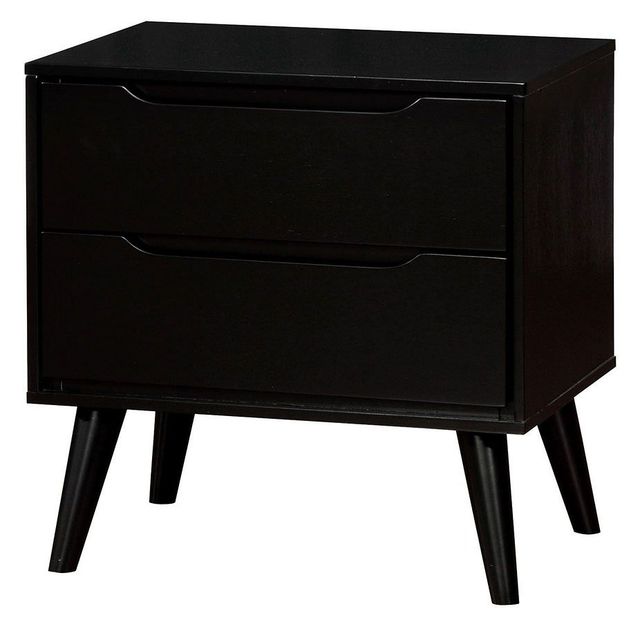 Furniture of America® Lennart 5-Pieces Black Queen Bedroom Set-3