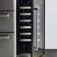 XO 15" Black Stainless Steel Built In Wine Cooler-1