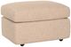Smith Brothers Customizable 516 Fabric Ottoman with Casters-0