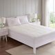 Olliix by Sleep Philosophy White Full Deluxe 3" Quilted Memory Foam Mattress Topper-2
