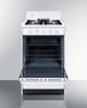Summit® 20" White Freestanding Gas Range-1