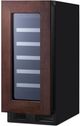 Summit® 2.2 Cu. Ft. Panel Ready Built-In Wine Cooler -1