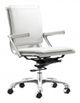 Zuo® Lider Plus White Office Chair-0