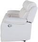 Global Furniture USA U6026 Blanche White Manual Reclining Sofa with LED-2