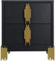 New Classic® Home Furnishings Empire 4-Piece Black Queen Panel Bedroom Set-4