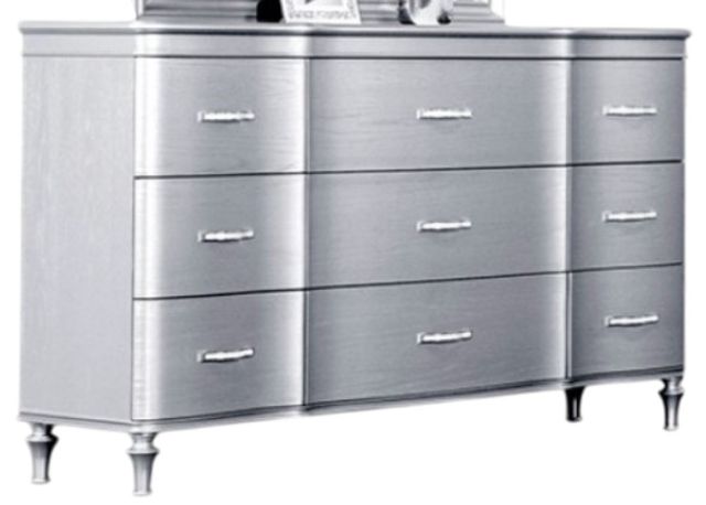 Furniture of America® Melodi Parc Silver Dresser-0