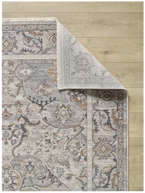 KAS Rugs Adele Beige/Grey Delaney 5'x8' Area Rug-2