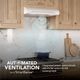 Broan Alta 3 Series 30" White Under Cabinet Range Hood-4