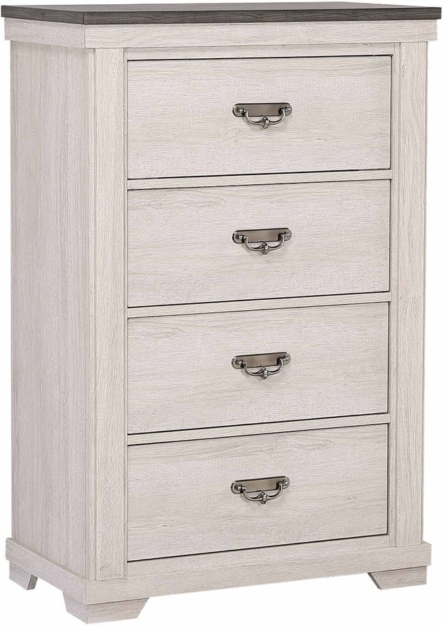 Crown Mark Leighton Gray/White Chest-0