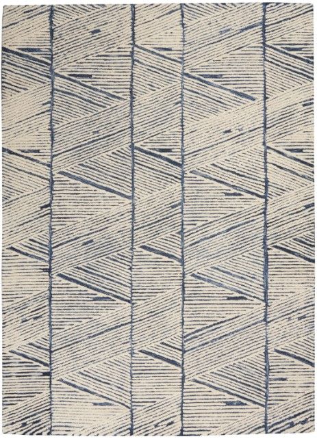 Nourison Home™ Colorado White Blue 5'x7' Area Rug-0