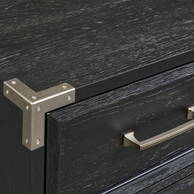 Intercon Laguna Weathered Steel 84" TV Console-2