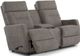 La-Z-Boy® Lennon Bisque Manual Wall Reclining Loveseat with Console-2