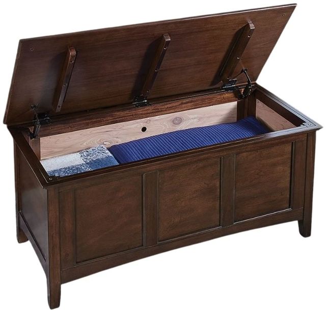 A-America® Westlake Cherry Brown Cedar Lined Blanket Trunk-2