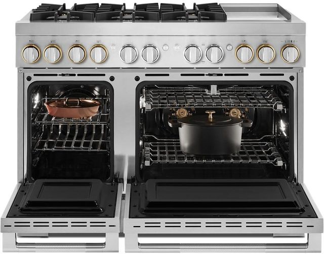 JennAir® RISE™ 48" Stainless Steel Pro Style Dual Fuel Range-2