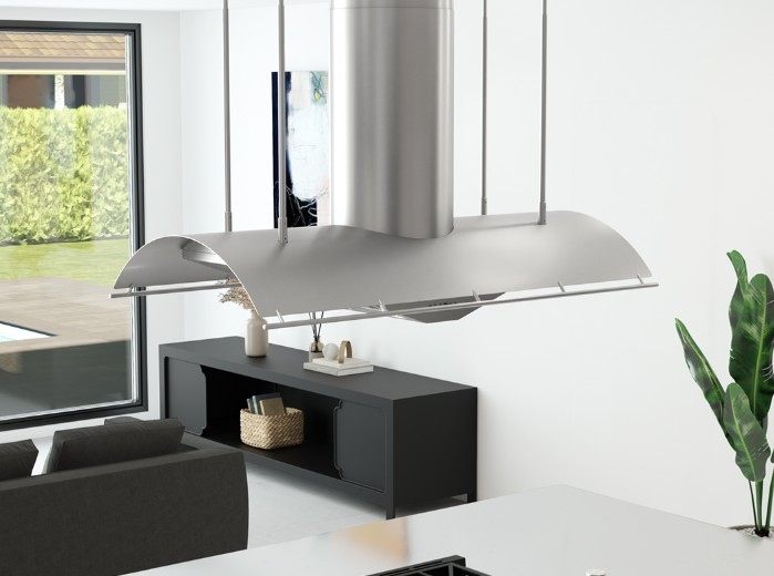 Zephyr Trapeze Island Range Hood - Thumbnail 2