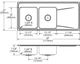 Elkay Lustertone® Classic Lustrous Satin 48" x 22" x 7-5/8" 2-Hole Equal Double Bowl Drop-In Sink with Right Drainboard-4