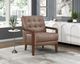Homelegance® Crafton Brown/Walnut Accent Chair-1