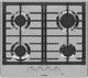 Bosch® 500 Series 24" Stainless Steel Natural Gas Cooktop-0