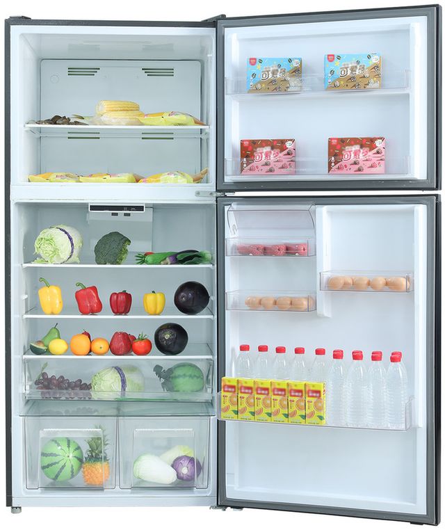 Verona® 33” 24 Cu. Ft. Black Top Freezer Refrigerator-4