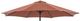 Furniture of America® Tano Burgundy Fabric/Steel Outdoor Umbrella-0