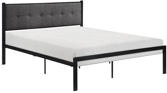 Homelegance® Samuel Gray Queen Platform Bed-0